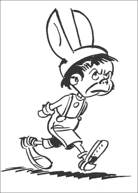 Plansa de colorat cu Lucky Luke 22 15